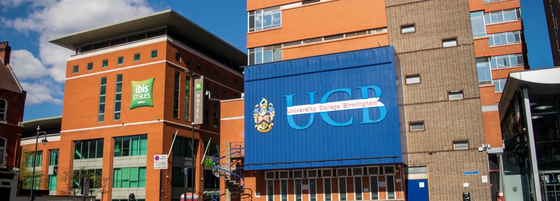 University College Birmingham (UCB) banner